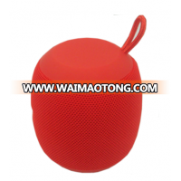 Stereo Portable Wireless Round Fabric Cloth Speaker