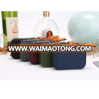 Classic fabric bt wireless speaker with USB FM radio